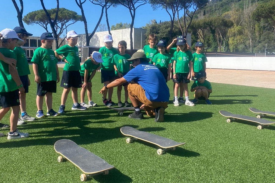 Al Foro Italico di Roma una “special week” di skateboarding anima i Camp estivi di Sport e Salute