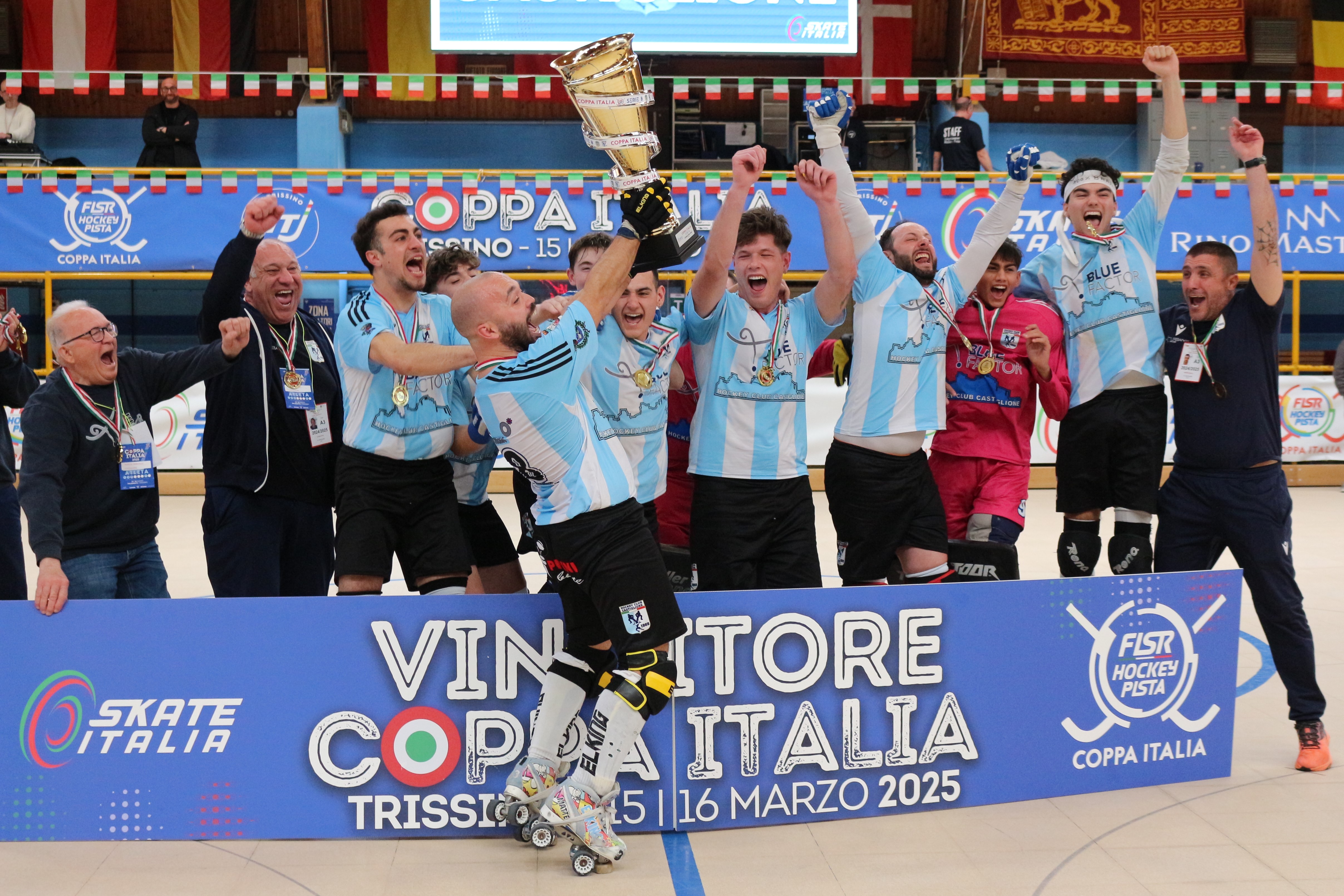 La Blue Factor Castiglione alza la Coppa Italia Serie B