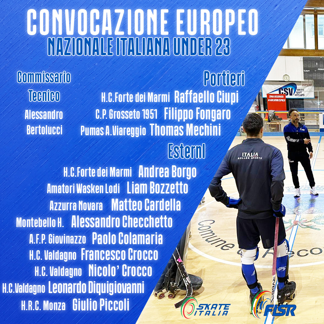 Da domenica il primo raduno della Nazionale Under 23 in vista dell'Europeo in Spagna nella settimana santa