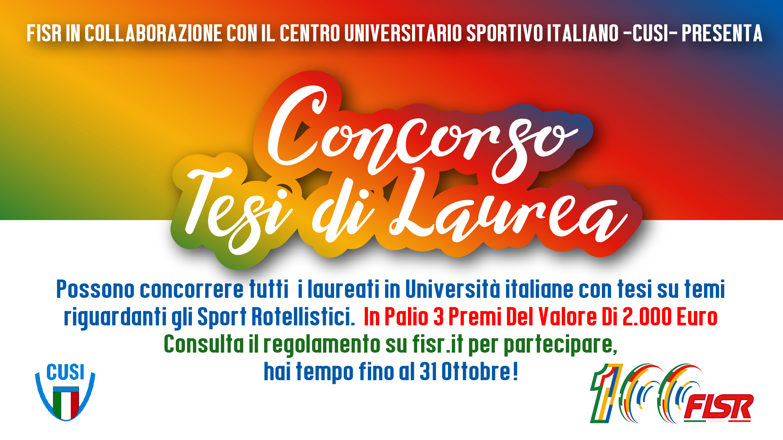 FISR ConcorsoTesi Laurea2