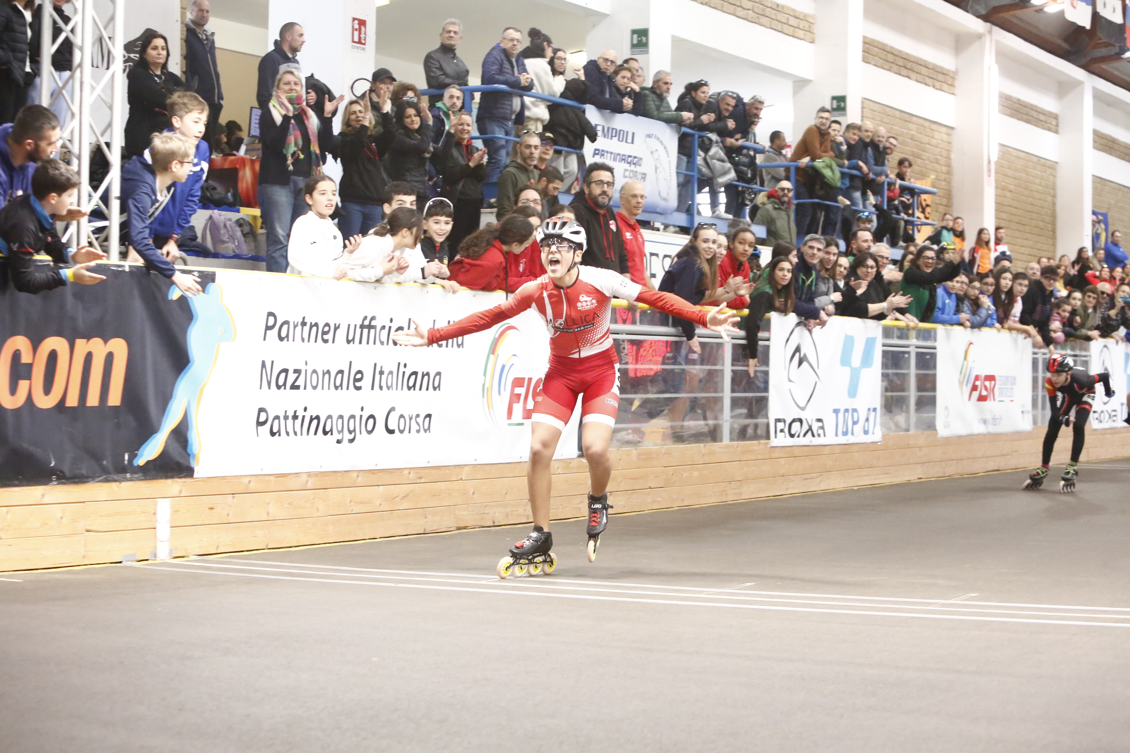 Chiude con le prove ragazzi il Campionato Italiano Indoor di Pattinaggio Corsa