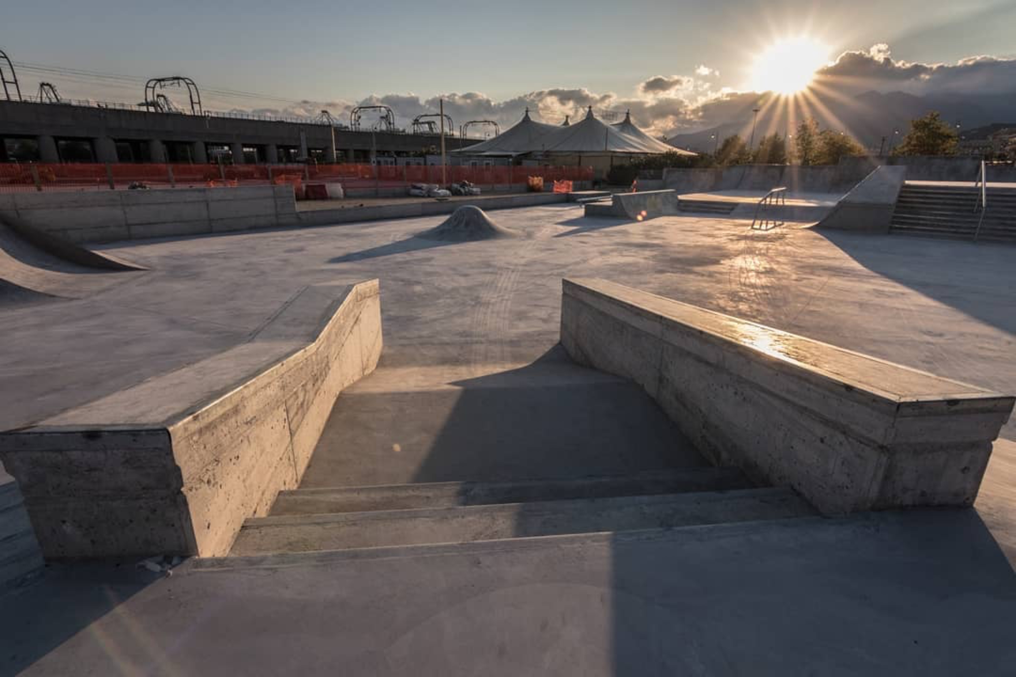 Lo skatepark di Genova Pra