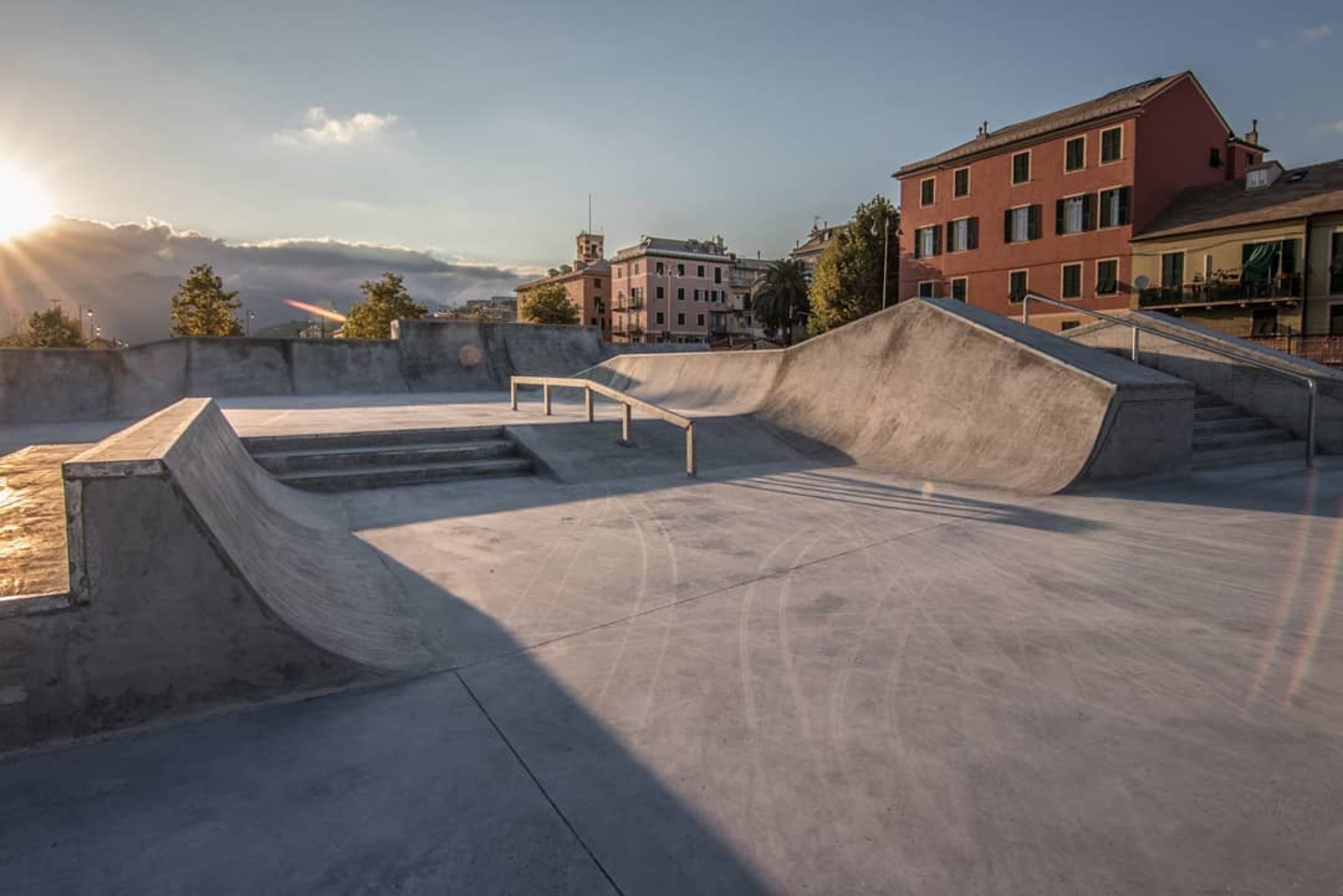 Lo skatepark di Genova Pra