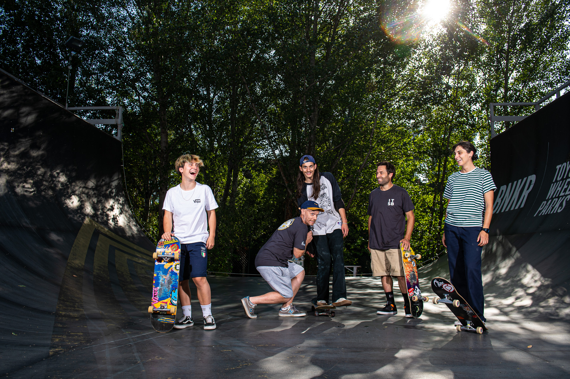 La crew al Bunker ph. Piero Capannini