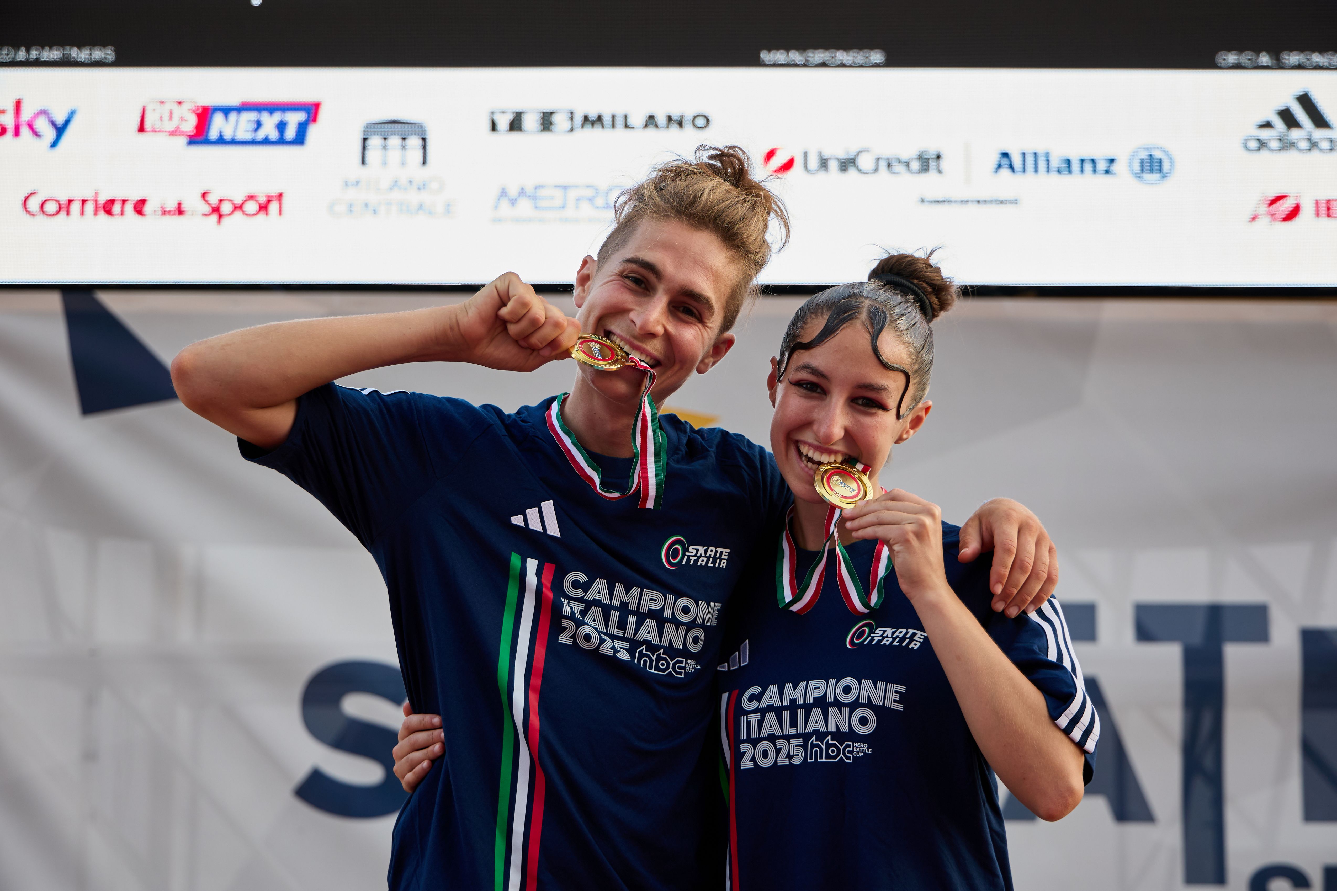 I fratelli Guslandi sul tetto d’Italia