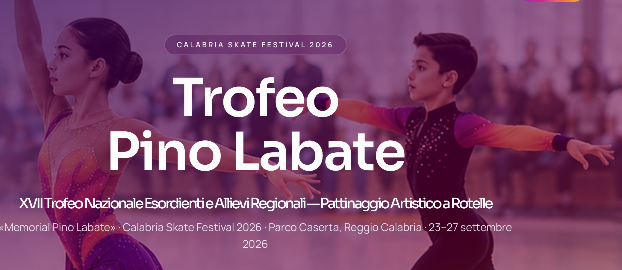A Reggio Calabria, dal 23 al 27 settembre, XVII Trofeo Nazionale Esordienti e Allievi Regionali-Memorial Pino Labate