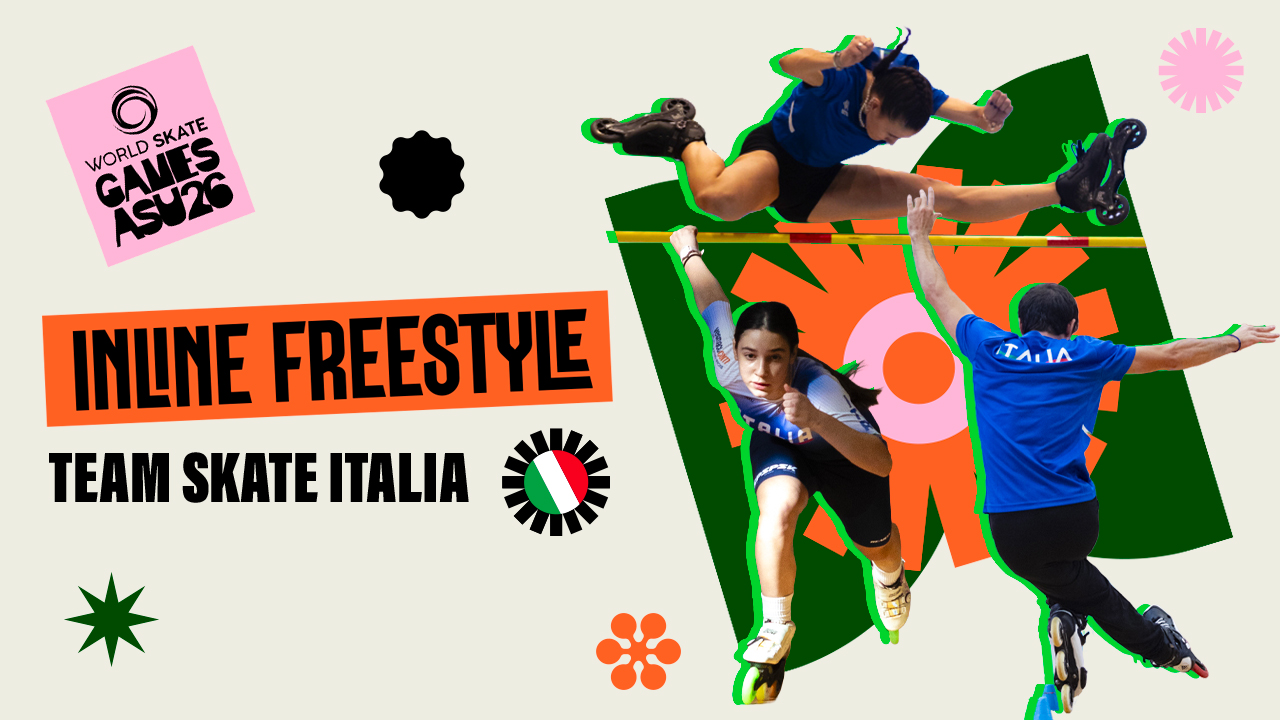 Inline Freestyle, l’Italia è pronta per i World Skate Games 2026 in Paraguay