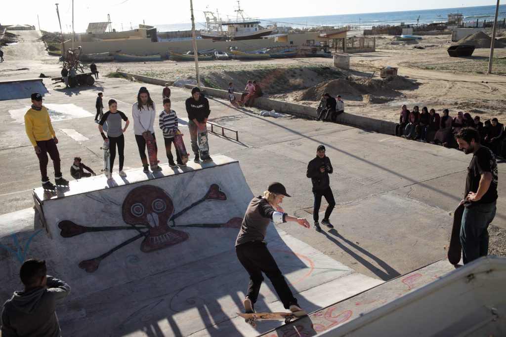 Skating in Gaza - ph. Andrè Lucat