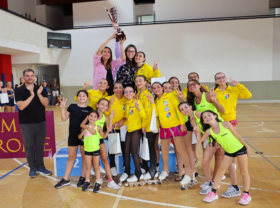 La Winner Battiati di Catania vince il Circuito di pattinaggio artistico inline 2025