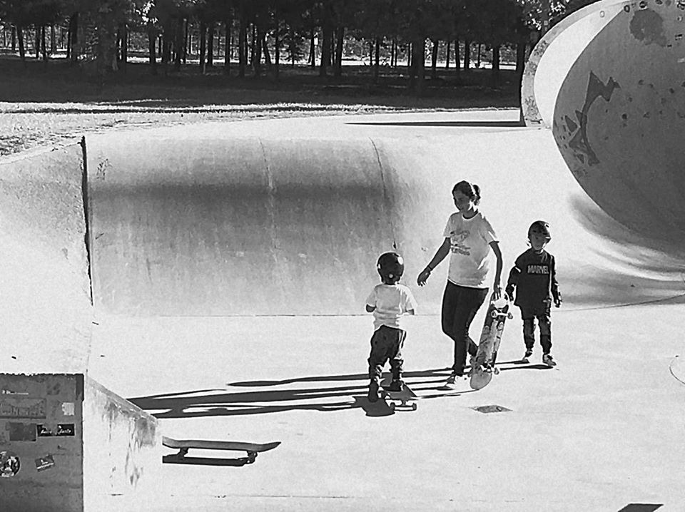 Martina Pireddda skate lesson