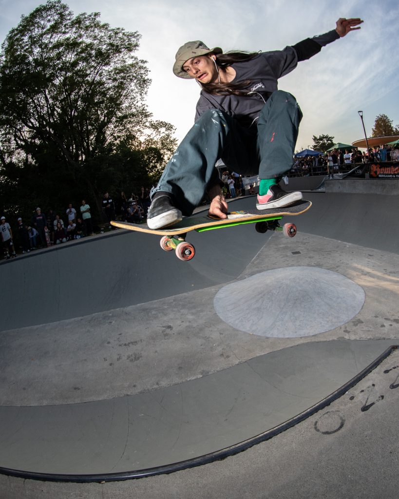 Indro Martinenghi sulla hip del Polaresco durante il CIS Park 2019 - ph. Fede Romanello