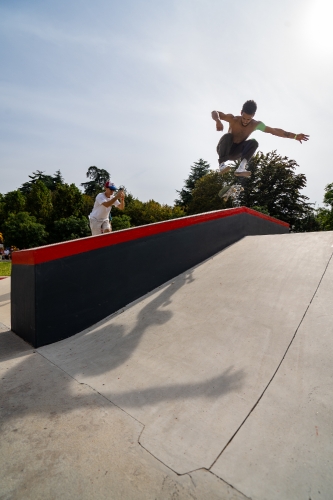 Skateboarding