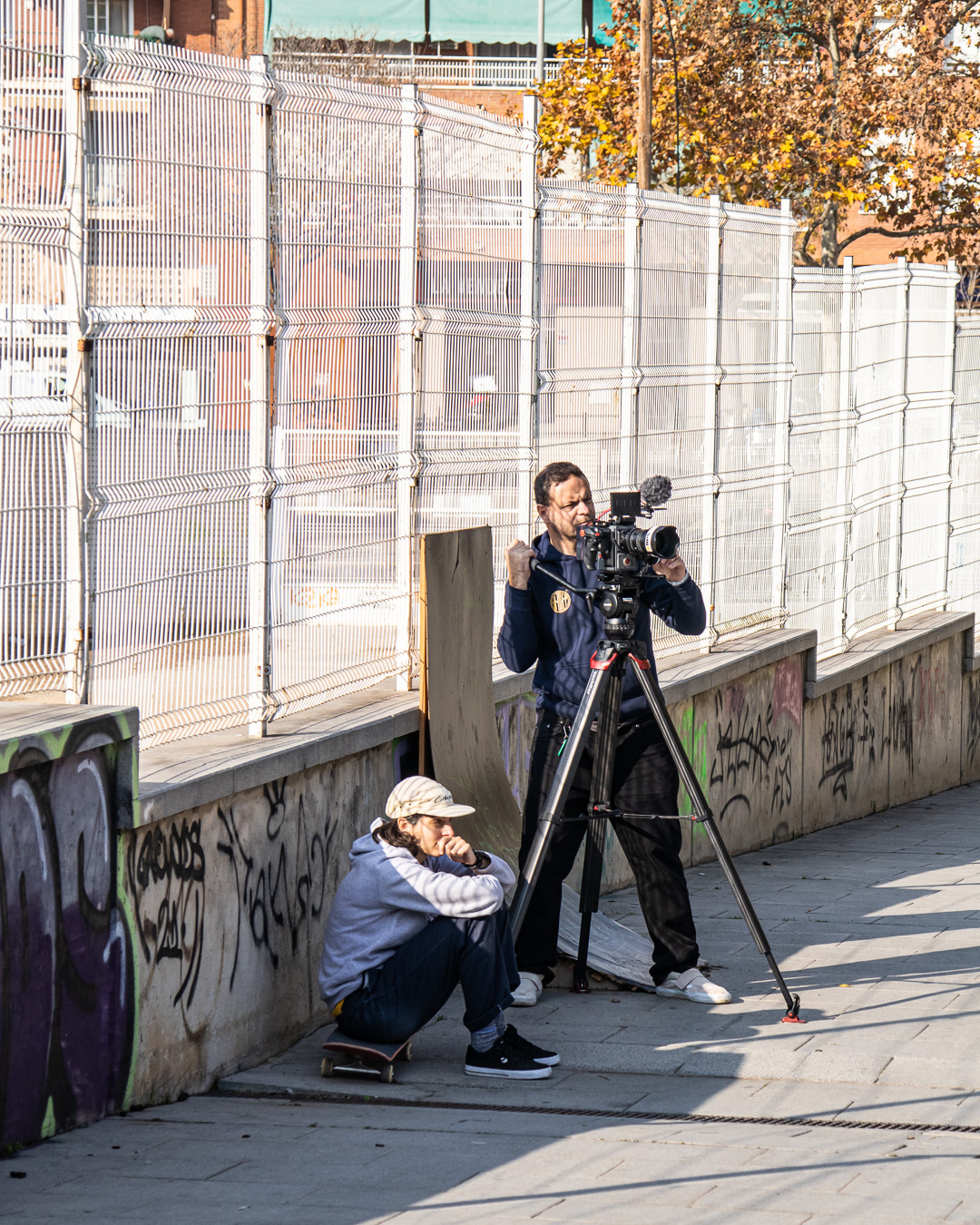 Filming with the crew - ph. Eva Niedzielska