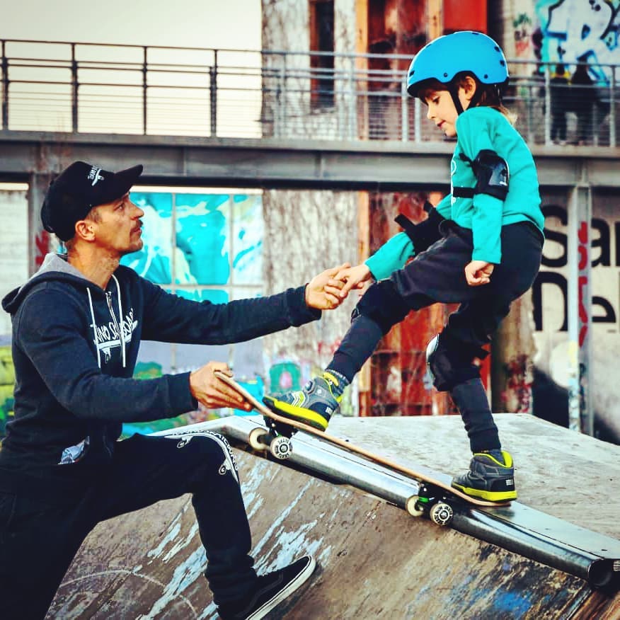 Torino Skateboard Marco Mina lesson